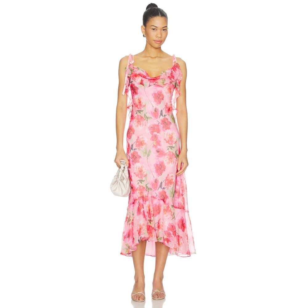ASTR the Label Nissa Midi Dress M NWT